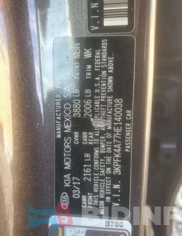 3KPFK4A77HE140038 Photo# 12