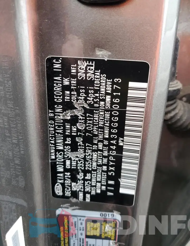 5XYPG4A36GG006173 Photo# 13