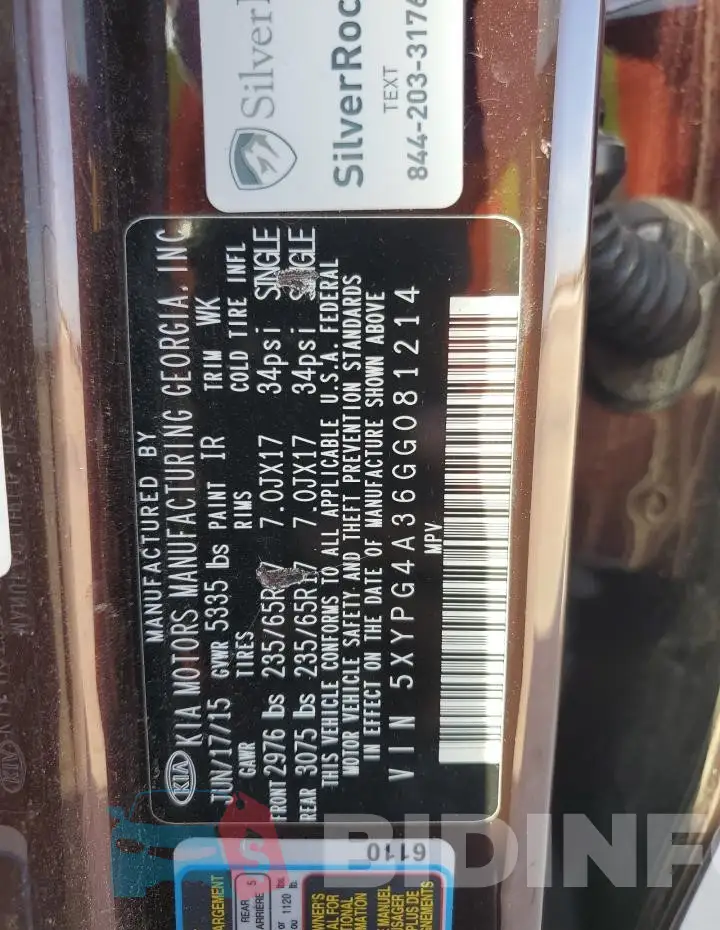 5XYPG4A36GG081214 Photo# 13