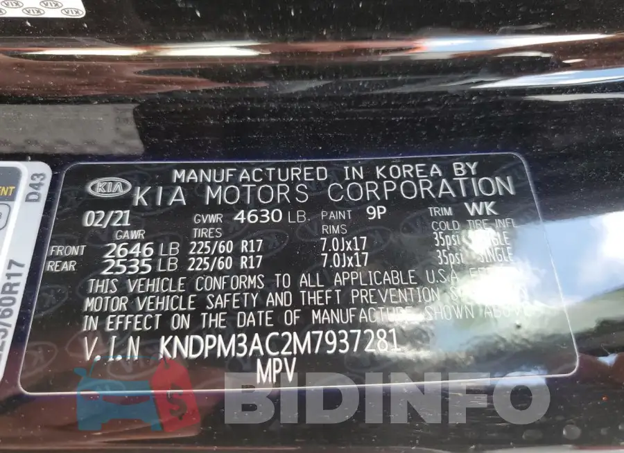 KNDPM3AC2M7937281 Photo# 13