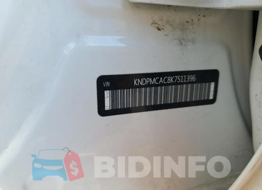 KNDPMCAC8K7511396 Photo# 13