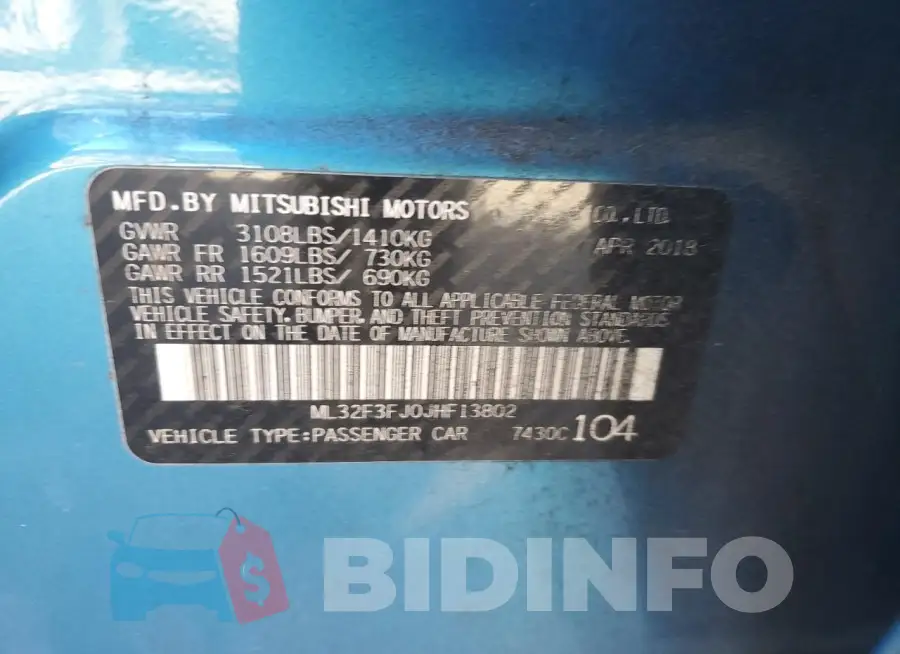 ML32F3FJ0JHF13802 Photo# 12