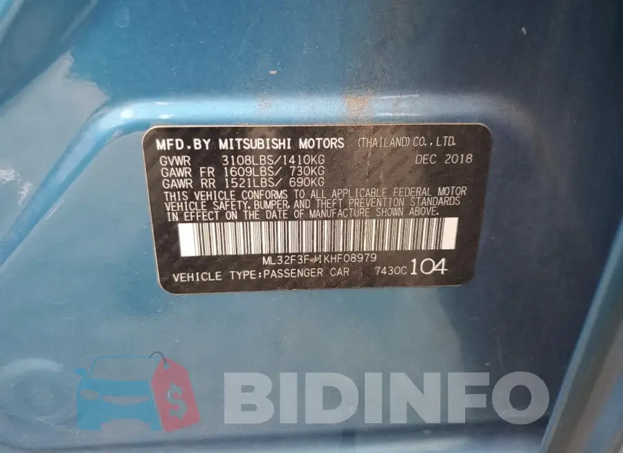 ML32F3FJ1KHF08979 Photo# 12