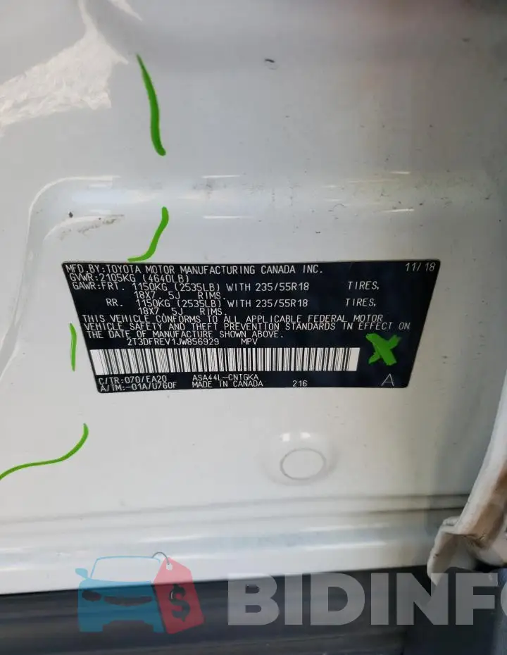 2T3DFREV1JW856929 Photo# 14