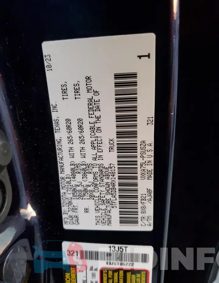 5TFLA5DB4RX148157 Photo# 12