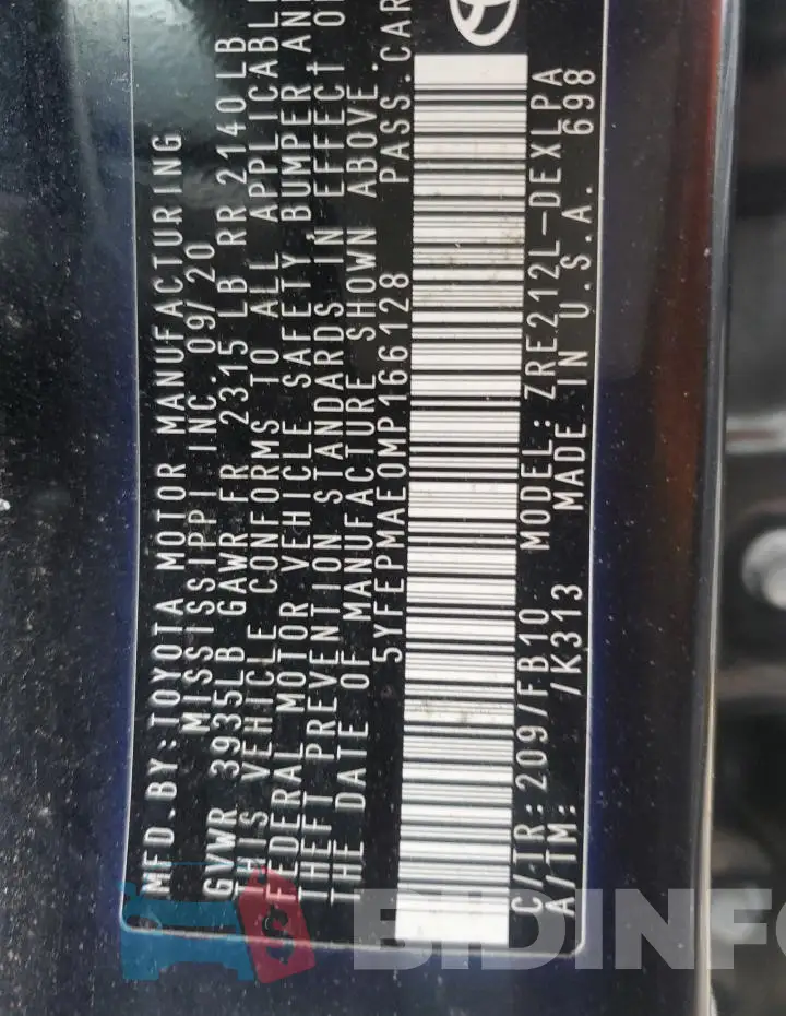 5YFEPMAE0MP166128 Photo# 12