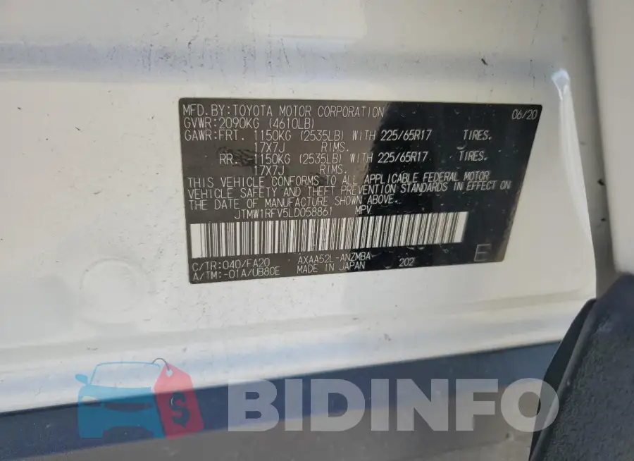 JTMW1RFV5LD058861 Photo# 12