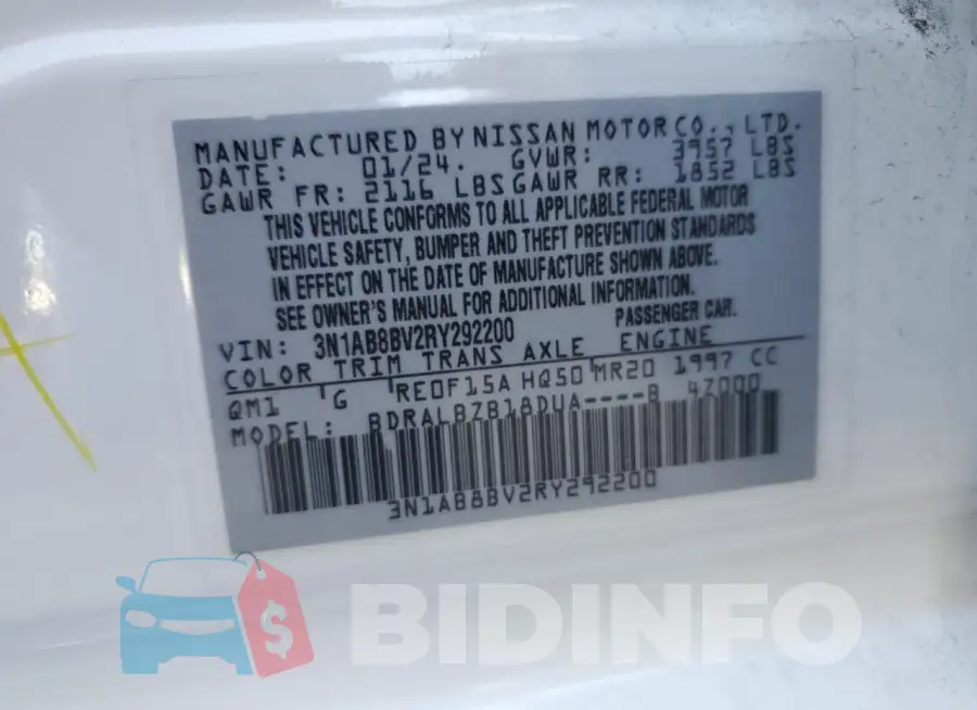 3N1AB8BV2RY292200 Photo# 12