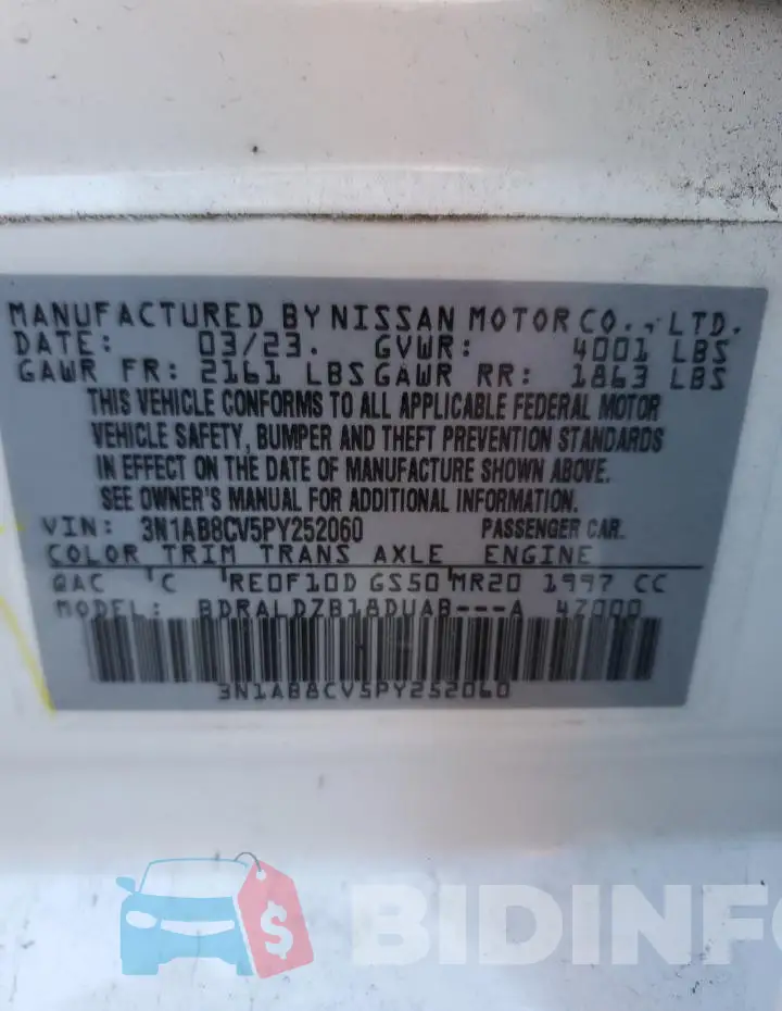 3N1AB8CV5PY252060 Photo# 12