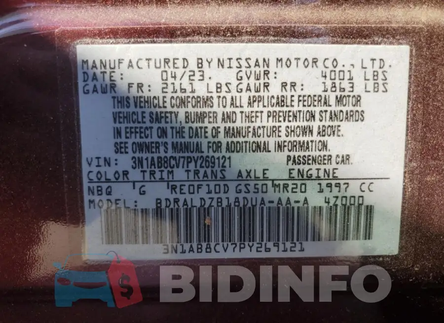 3N1AB8CV7PY269121 Photo# 12
