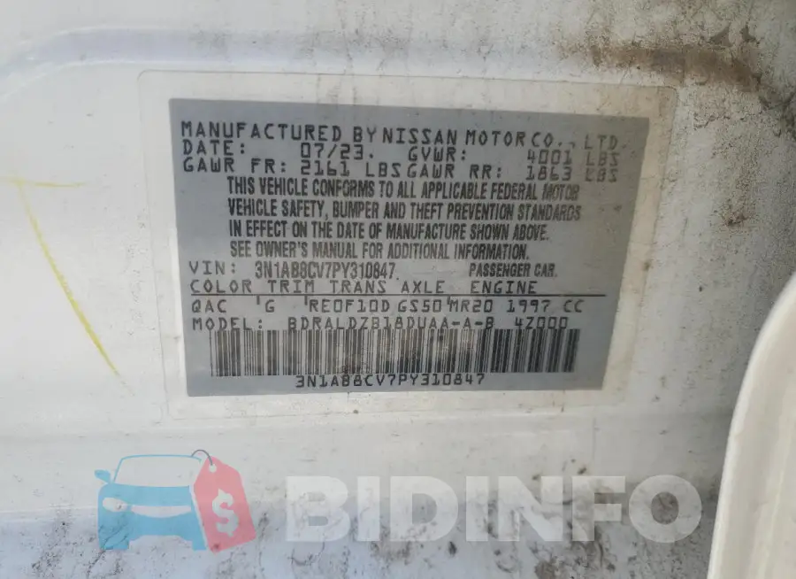 3N1AB8CV7PY310847 Photo# 13