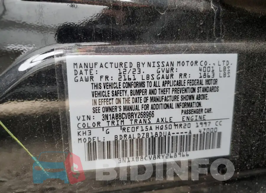 3N1AB8CV8RY268966 Photo# 13