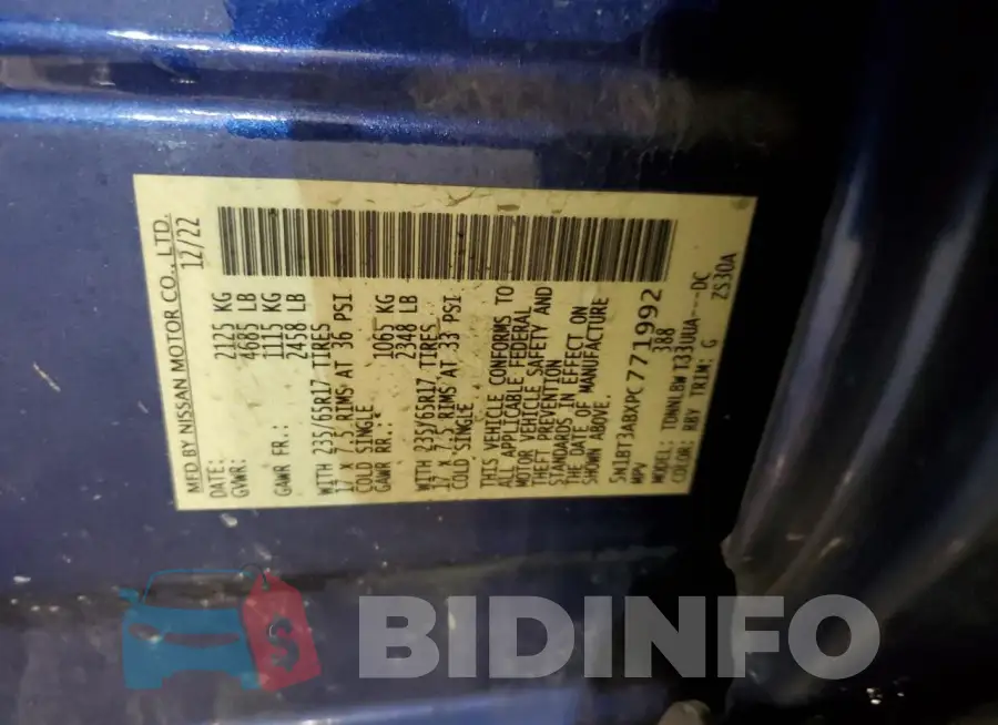 5N1BT3ABXPC771992 Photo# 13