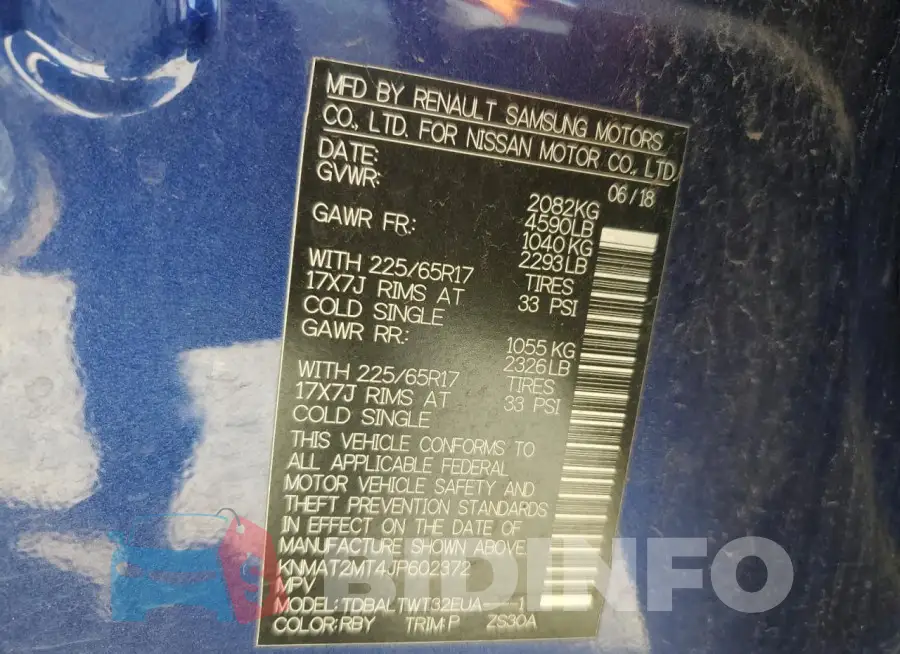 KNMAT2MT4JP602372 Photo# 13