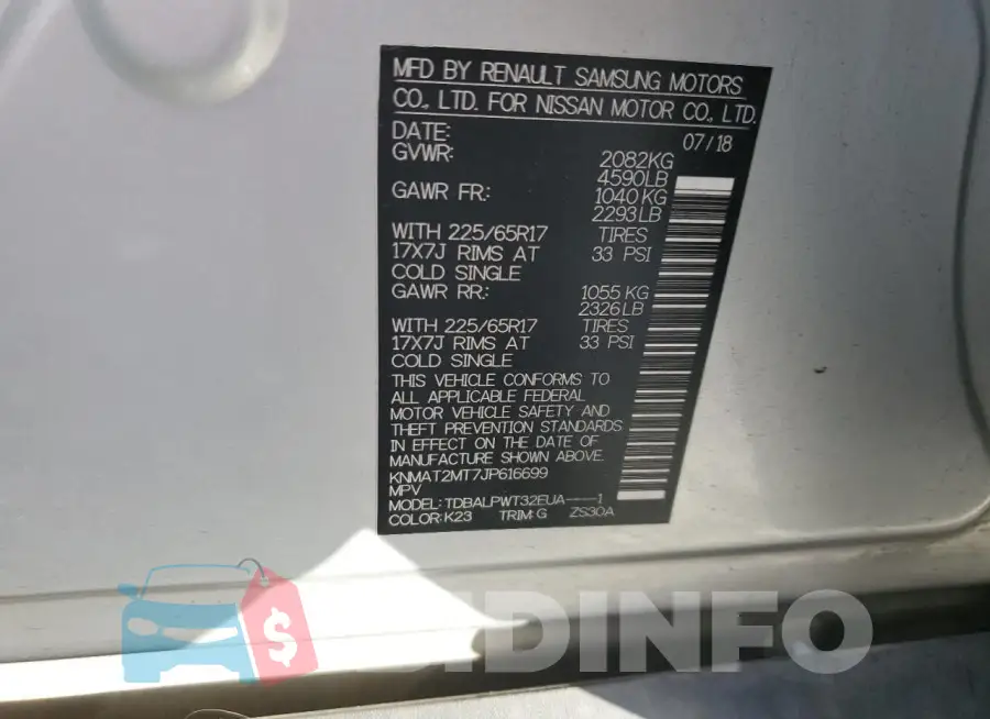 KNMAT2MT7JP616699 Photo# 13