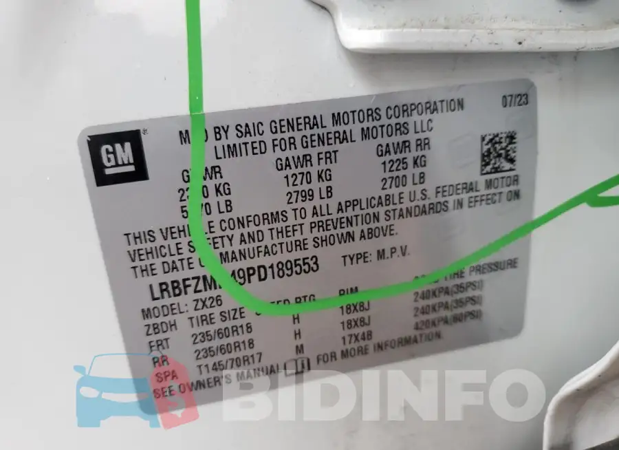 LRBFZMR49PD189553 Photo# 13
