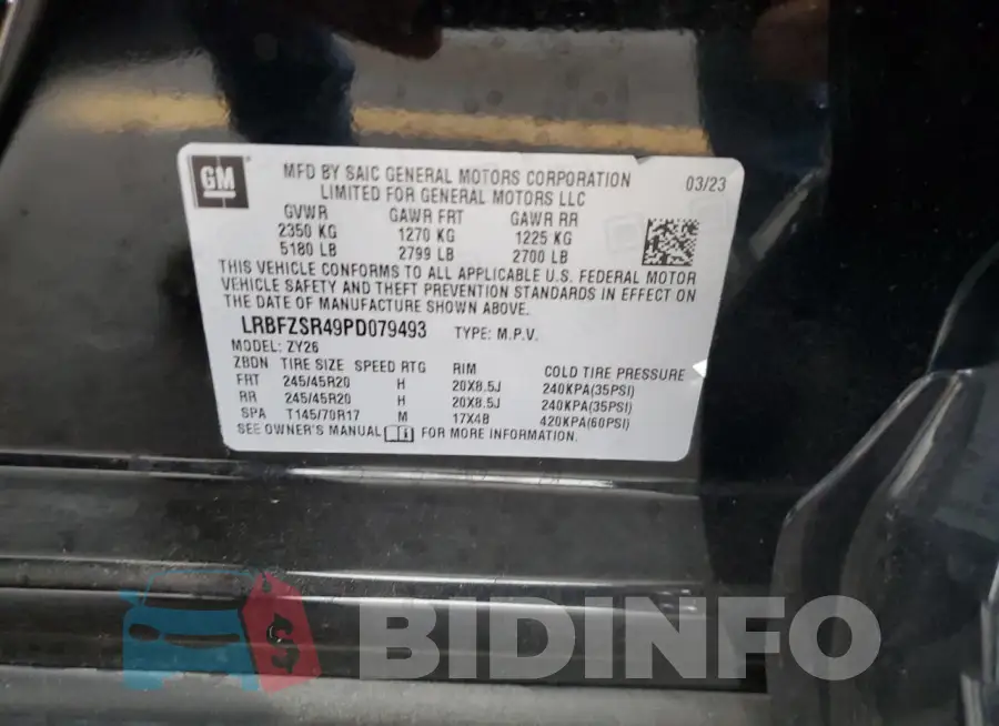 LRBFZSR49PD079493 Photo# 14