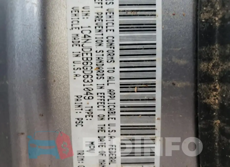1C4NJDEB6GD631049 Photo# 13