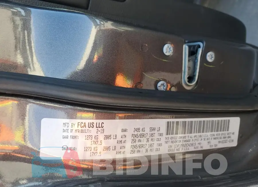 1C4PJMBX2KD420819 Photo# 13