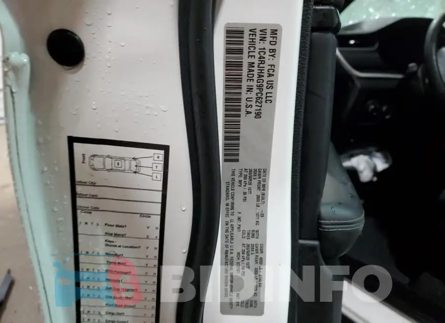 1C4RJHAG9PC627190 Photo# 14