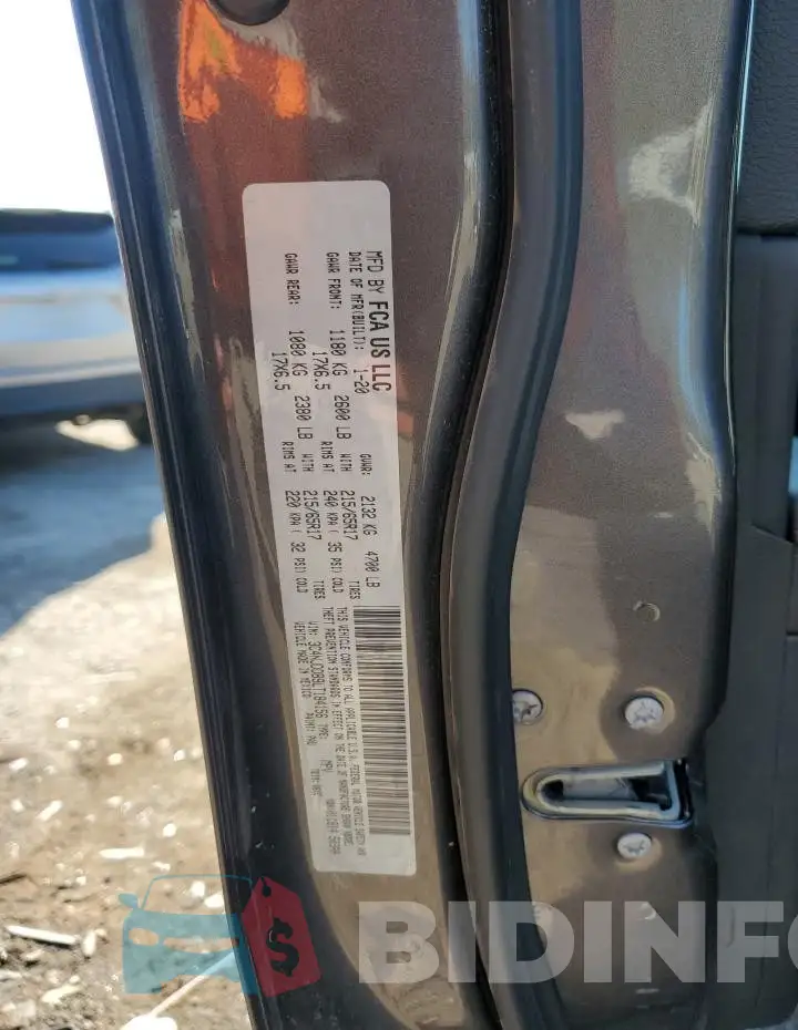 3C4NJDDB9LT184156 Photo# 13