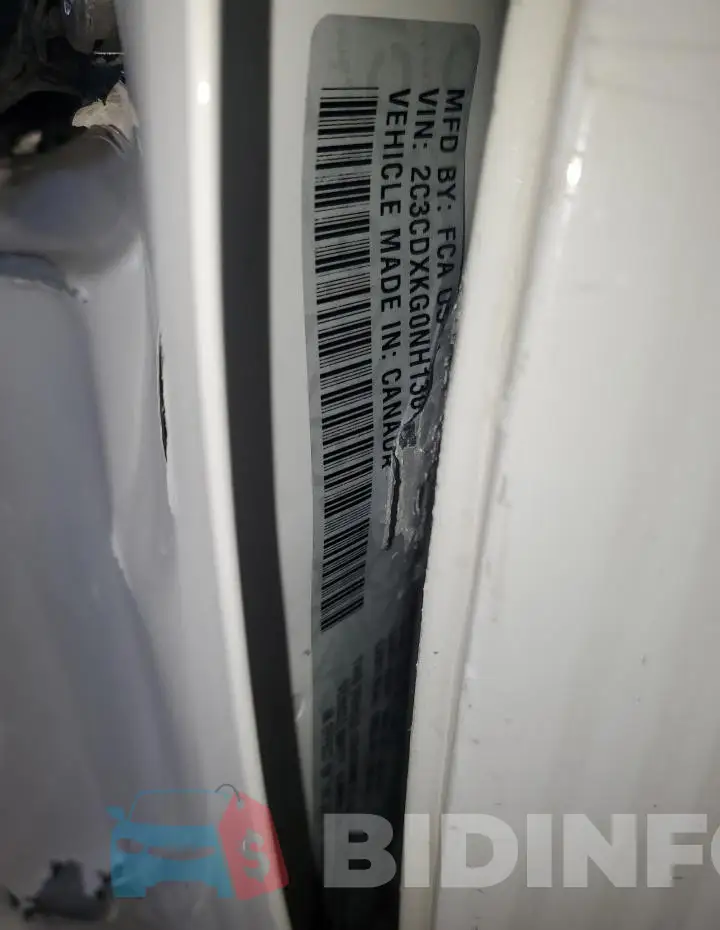 2C3CDXKG0NH130680 Photo# 12