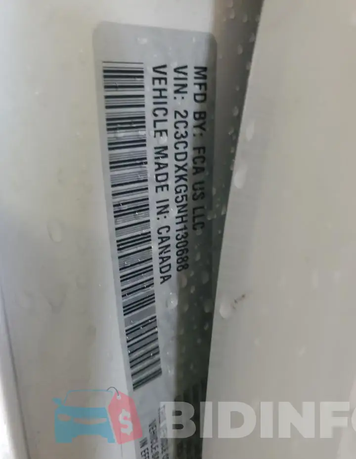 2C3CDXKG5NH130688 Photo# 13