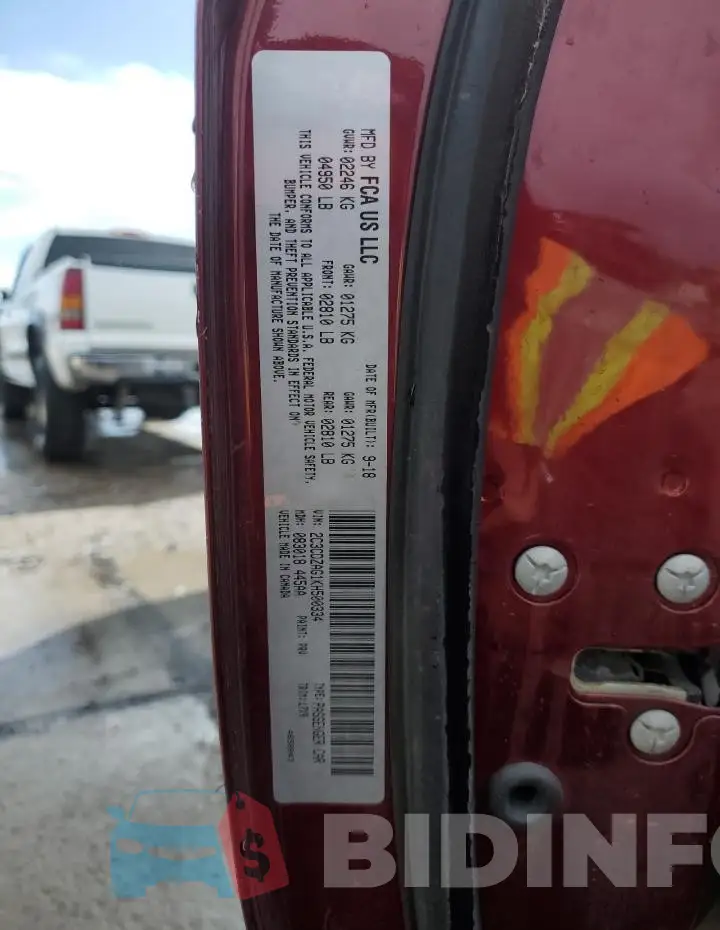 2C3CDZAG1KH500334 Photo# 12