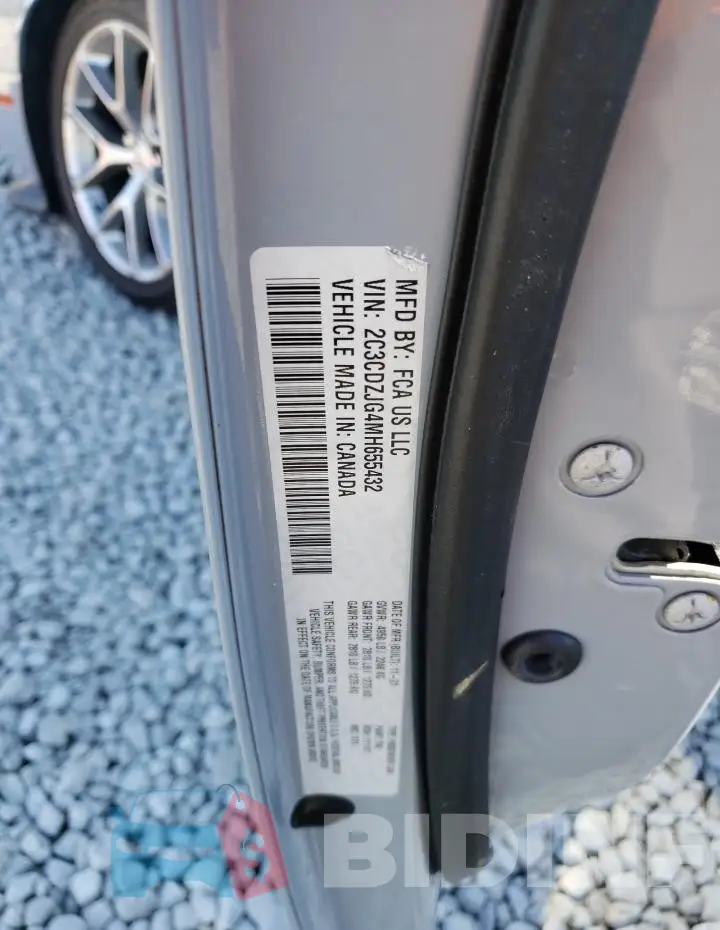 2C3CDZJG4MH655432 Photo# 12
