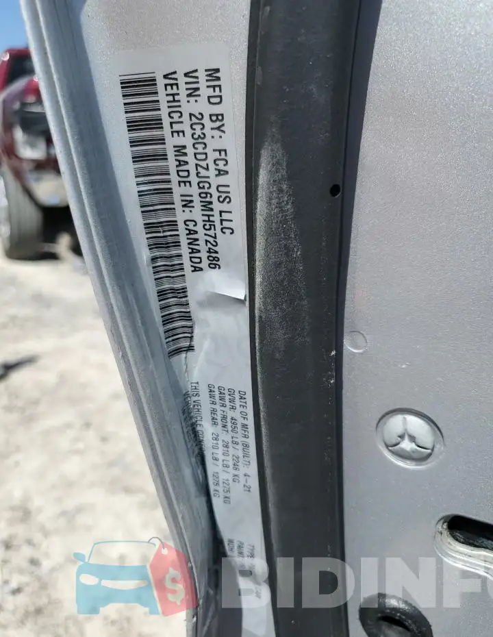 2C3CDZJG6MH572486 Photo# 13
