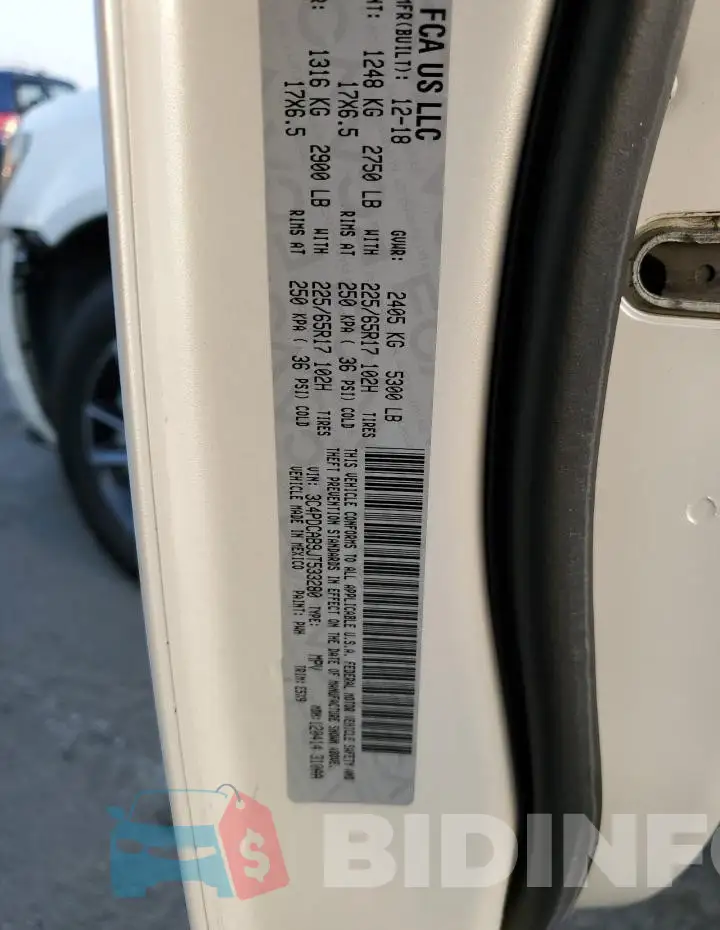 3C4PDCAB9JT533280 Photo# 13