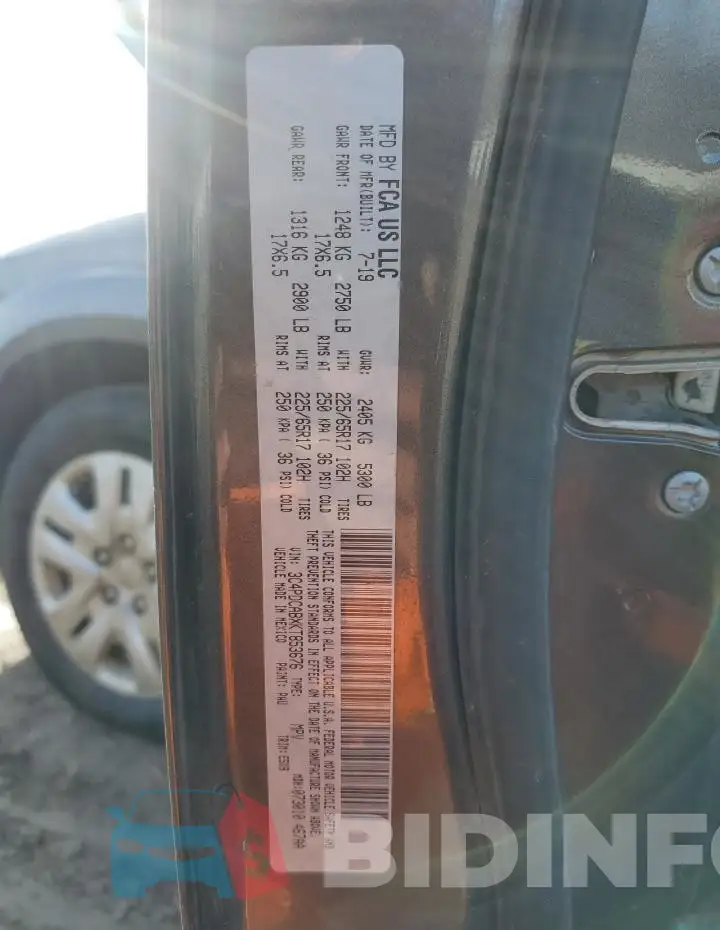 3C4PDCABXKT853676 Photo# 14