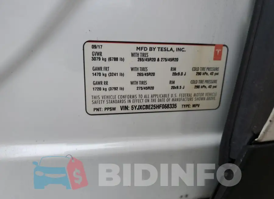 5YJXCBE25HF068335 Photo# 12