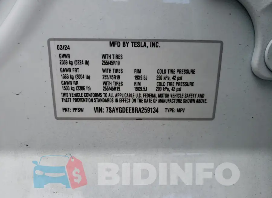 7SAYGDEE8RA259134 Photo# 14