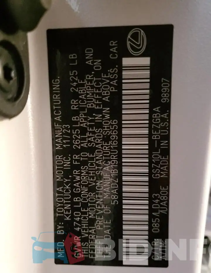 58ADZ1B19RU169656 Photo# 12