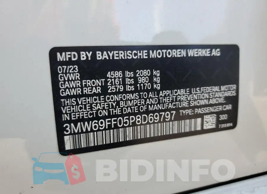 3MW69FF05P8D69797 Photo# 13