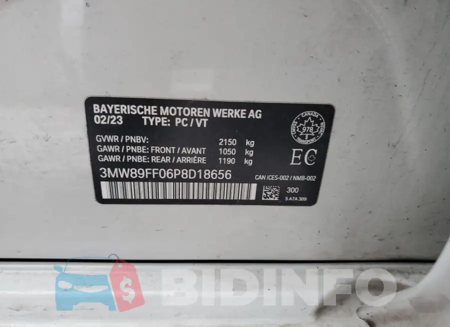 3MW89FF06P8D18656 Photo# 12