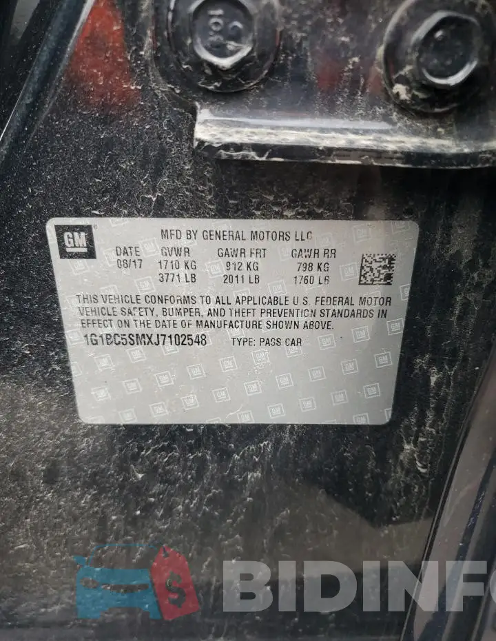 1G1BC5SMXJ7102548 Photo# 12