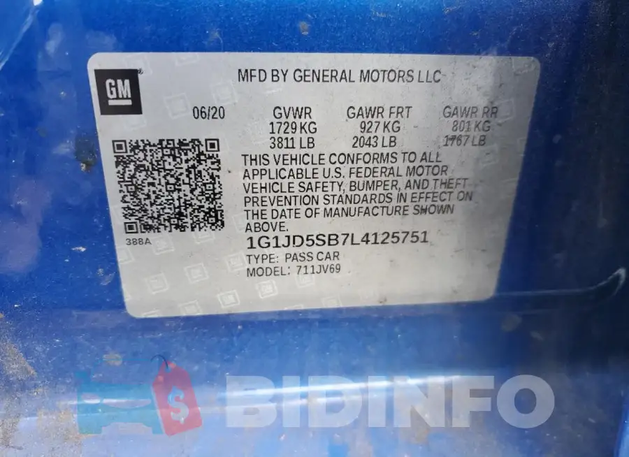 1G1JD5SB7L4125751 Photo# 12