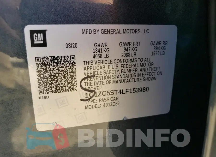 1G1ZC5ST4LF153980 Photo# 12