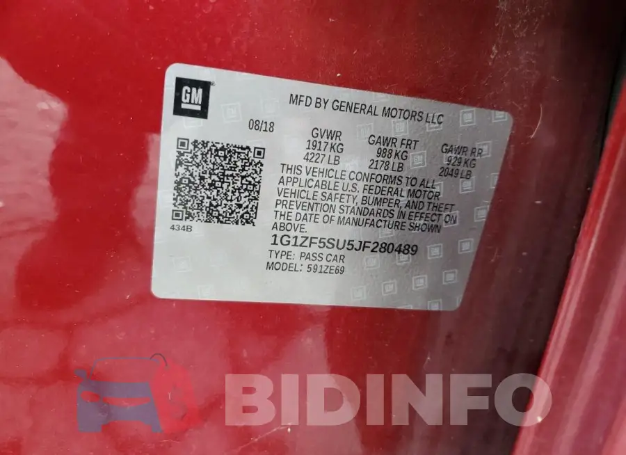 1G1ZF5SU5JF280489 Photo# 12