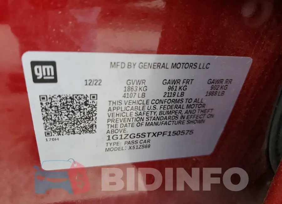 1G1ZG5STXPF150575 Photo# 12