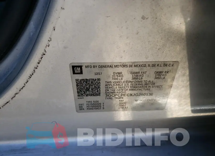 3GCPCPECXJG280136 Photo# 13