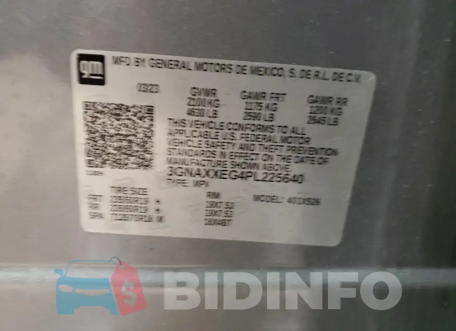 3GNAXXEG4PL225640 Photo# 13