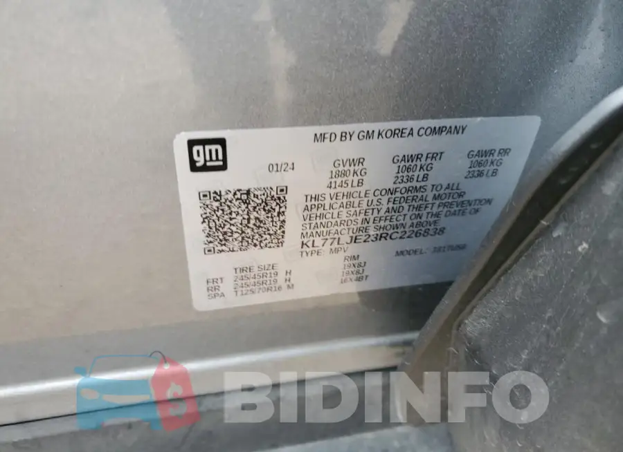 KL77LJE23RC226838 Photo# 12