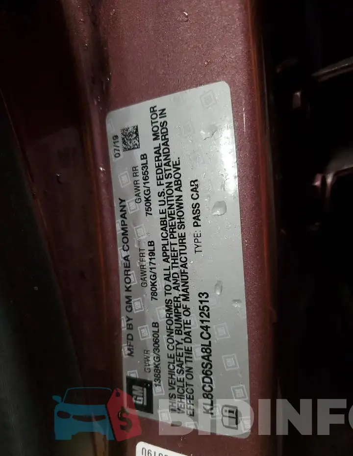 KL8CD6SA8LC412513 Photo# 13