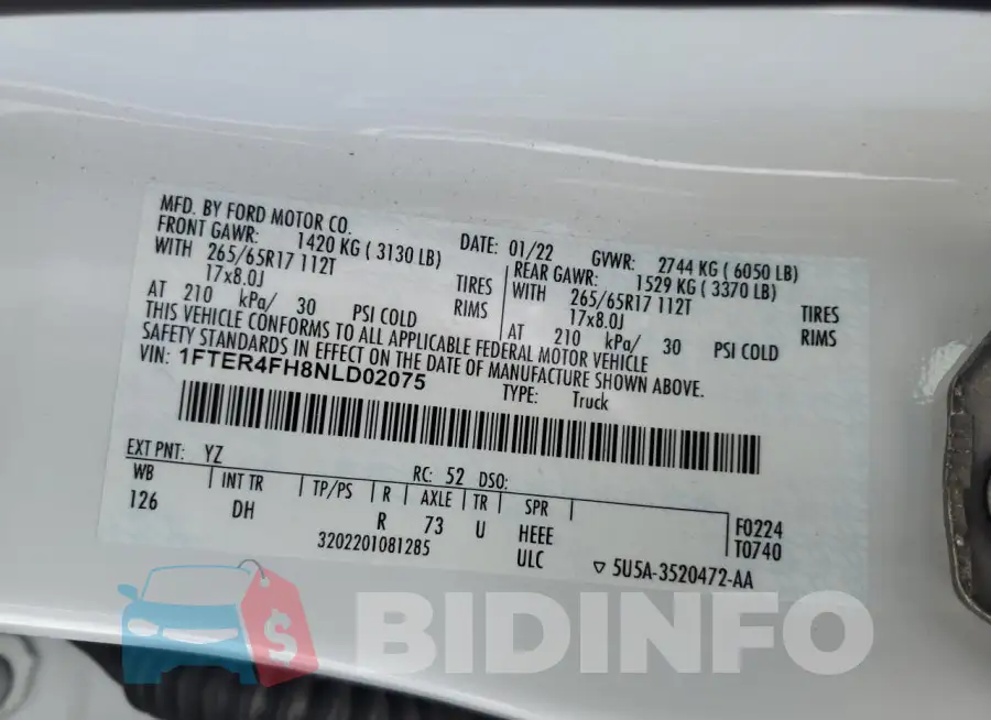 1FTER4FH8NLD02075 Photo# 12