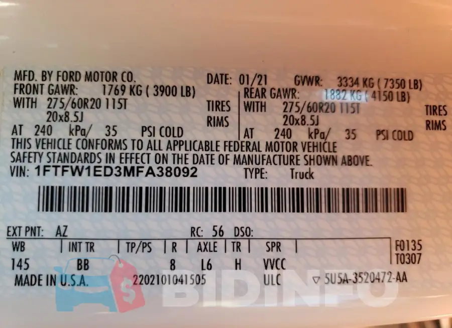 1FTFW1ED3MFA38092 Photo# 12