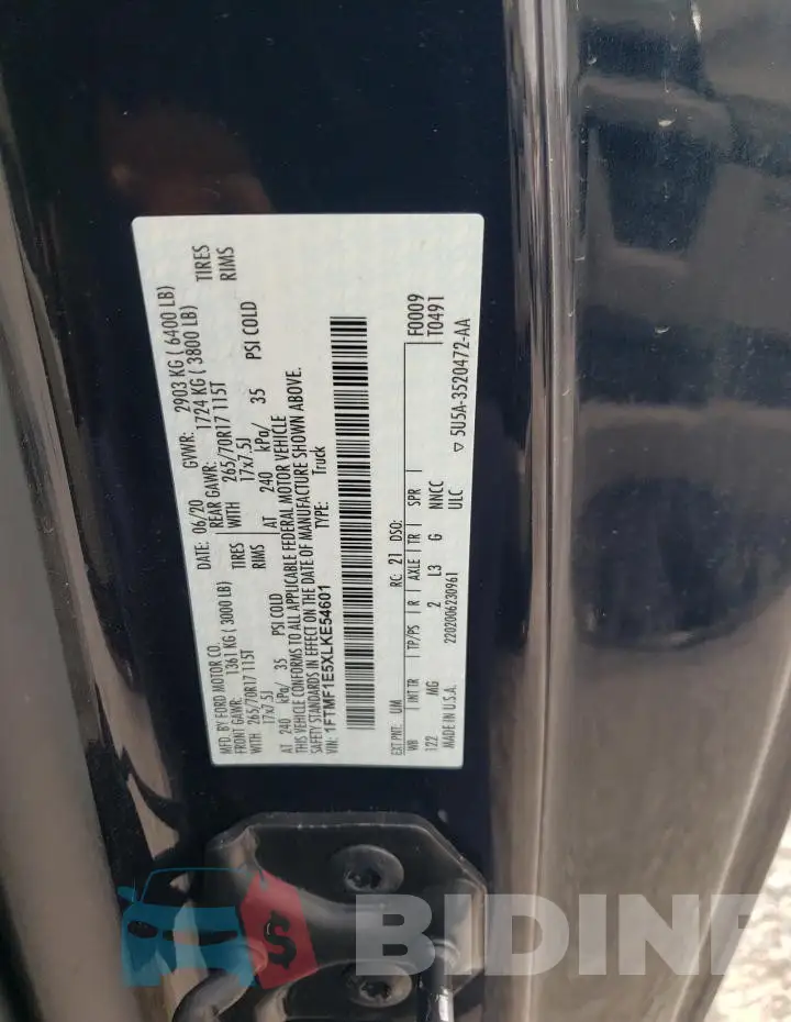 1FTMF1E5XLKE54601 Photo# 12