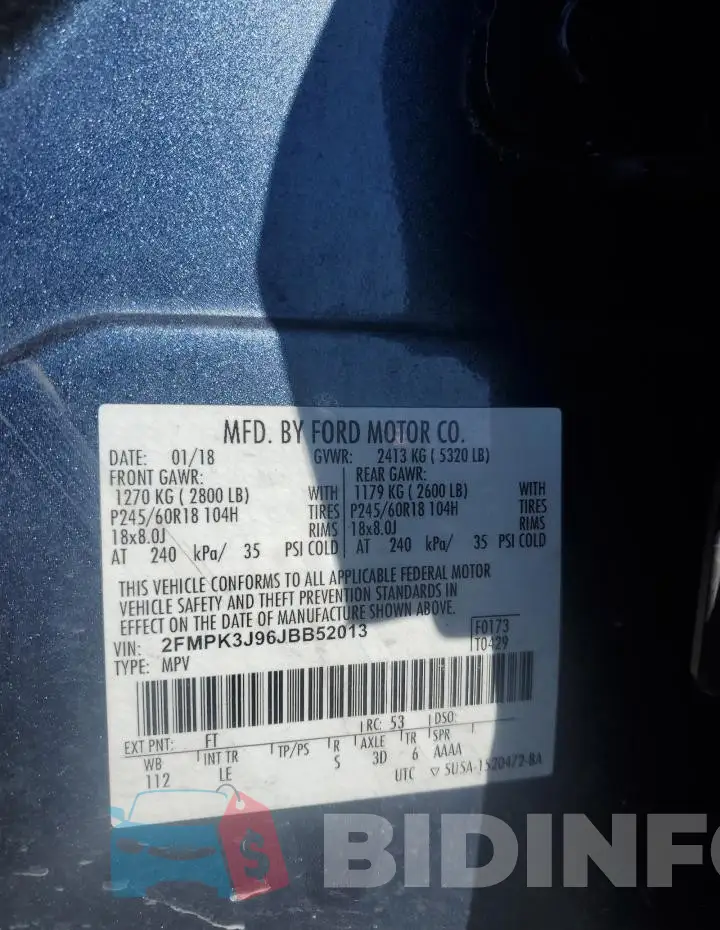 2FMPK3J96JBB52013 Photo# 13